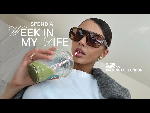 VLOG | A WEEK IN MY LIFE | WORK, EVENTS, CATCH UP CLUB AND PACKING FOR LONDON!!!