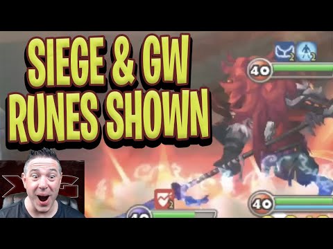 Siege & GW, Runes Shown! : SW