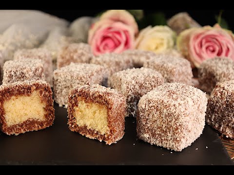 Čupavci - recept za najmekše čupavce😍 🥥 🍫  Lamington cake