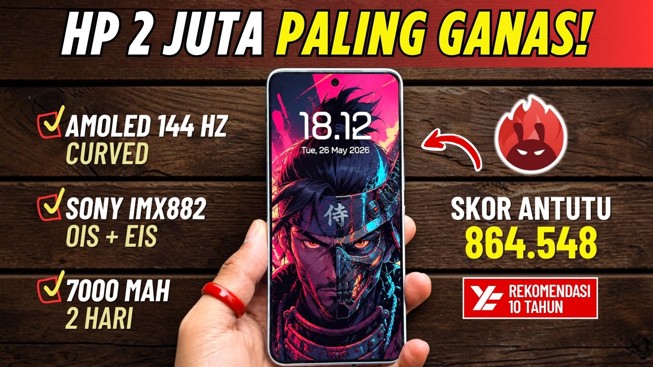 5 REKOMENDASI HP 2 JUTAAN TERBAIK MEI 2026 VERSI YATEKNO