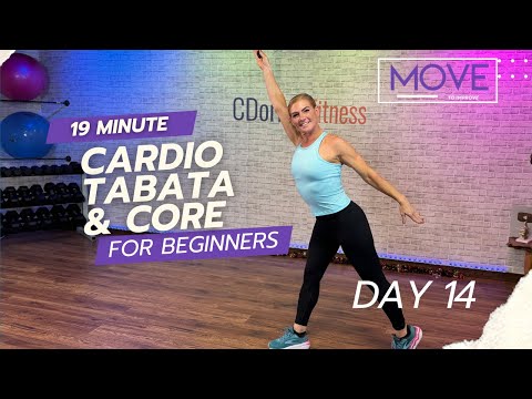 Day 14: Move to Improve - Tabata Cardio + Beginner Planks & Core