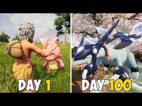 I Survived 100 DAYS In PALWORLD … Here’s What Happened