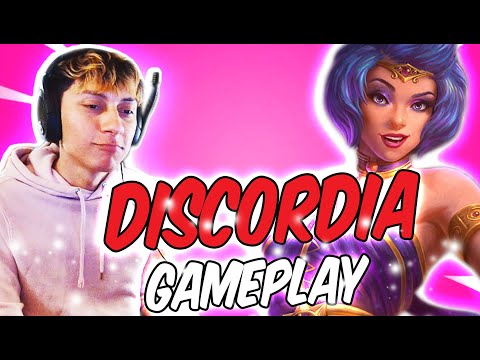 INSANE DISCORDIA GAMEPLAY - SMITE RANKED CONQUEST (crazy)