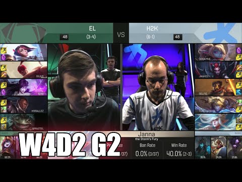 Elements vs H2K Gaming | Week 4 Day 2 S6 EU LCS Spring 2016 | EL vs H2K G1 W4D2