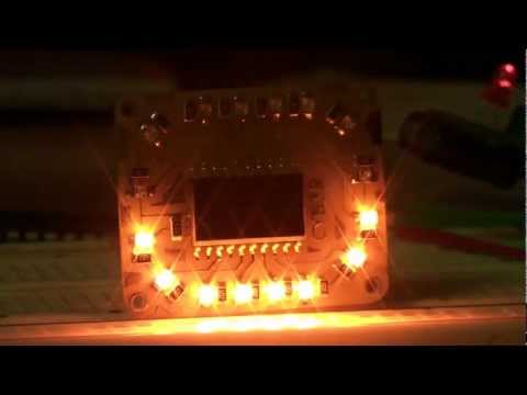 16 leds and attiny2313