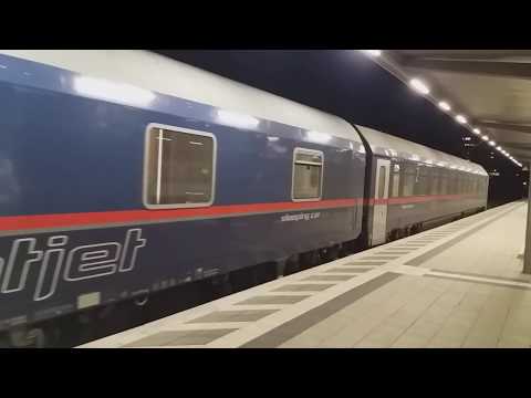 NJ 295 Nightjet nach Rom EInfahrt München Ost