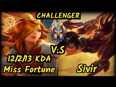 SPY.V Freeze (MISS FORTUNE) vs SIVIR - 12/2/13 KDA BOTTOM ADC CHALLENGER GAMEPLAY - EUW v9.7