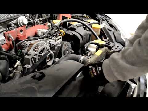 Subaru WRX STI Drive and AC belt replacement 08+