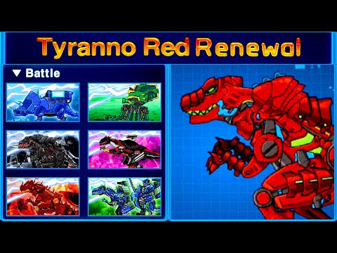 Dino Robot Tyranno Red Renewal - Full Game Play