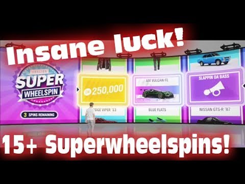 Forza Horizon 4 Super Wheelspin Opening I 15+ Super Wheelspins I Insane Luck