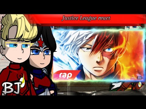 Liga da Justiça reagindo ao rap do Todoroki | Fogo e Gelo | @7minutoz  #40