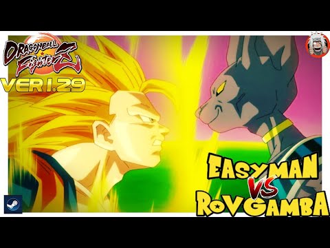DBFZ Easyman vs ROV_GAMBA - amazing fights! - Ver 1.29
