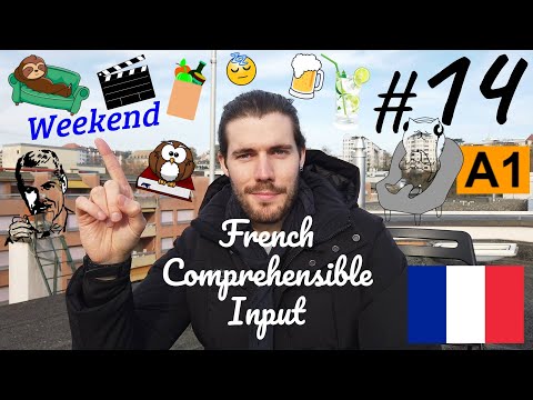 Learn French in 2022 🇫🇷    A1 #14 "Le weekend"   (fr sub)