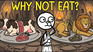 Why Ancient Humans Don't Eat Animals That Eat Us?!