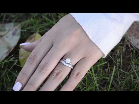 0.75 Ct. Round Fifteen Stone Channel Set Contour Wedding Ring - TwoBirch TB-CR-0007-WG-J