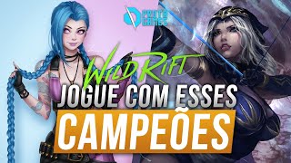 MELHORES CAMPEÕES PARA INICIANTES NO WILD RIFT - LOL MOBILE