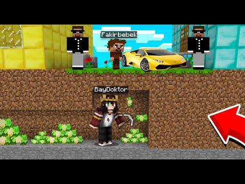 1000$ GİZLİ FAKİR GEÇİT !! 😱 - Minecraft