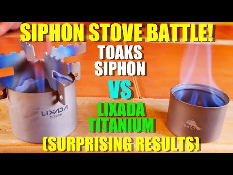 Toaks VS Lixada - Siphon Stove BATTLE! (SURPRISING Results)