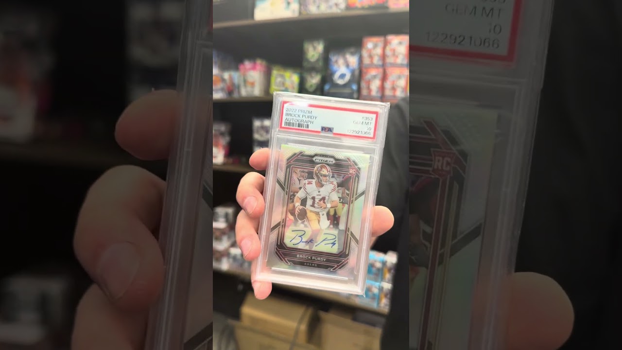 2022 Prizm Brock Purdy Rookie Auto PSA 10💎