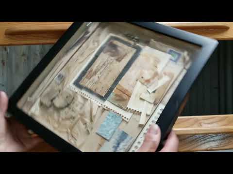 Loose Screws - Circumstantial Object of paper collage, screws.  Wabi Sabi