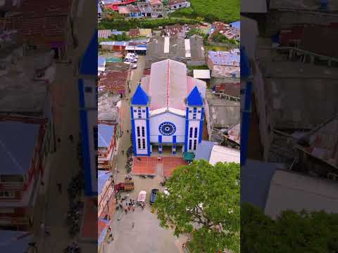 🕍 La parroquia San José de Palocabildo Tolima. 🇨🇴 #dji #shorts #drone