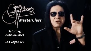 June 26, 2021 - Las Vegas - Gene Simmons Master Class
