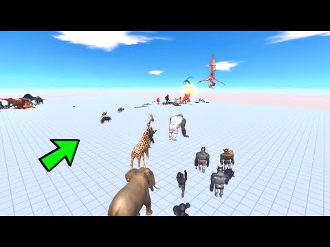 All Units Race and Fight! Animal Revolt Battle Simulator ARBS