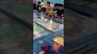ラウンドワンにてゲームを満喫中のかずき君(#^.^#)