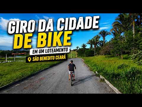Andando de bike no loteamento em São Benedito Ceará