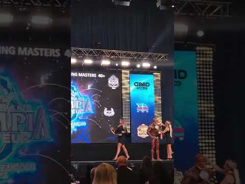 Зафиров Тоше -Доделување медал на Мр Олимпија Аматер