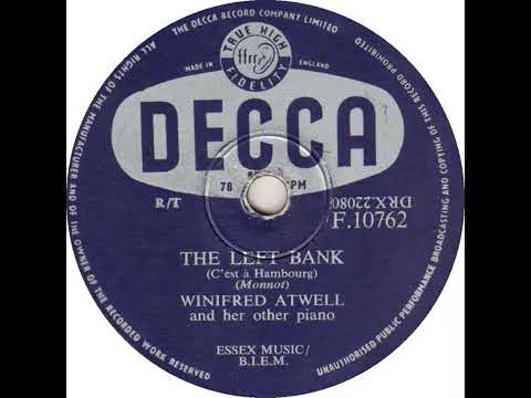 UK New Entry 1956 (110) Winifred Atwell - The Left Bank (C'est A Hambourg)