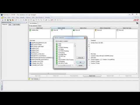 Using the Selection Criteria Function in Race Studio 2