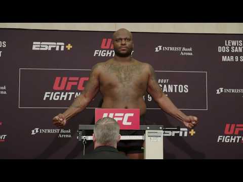 La pesée de l'UFC on ESPN+ 4: Lewis vs. Dos Santos