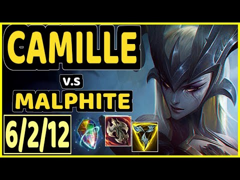 THAL (CAMILLE) vs MALPHITE - 6/2/12 KDA TOP GAMEPLAY - KR Ranked GRANDMASTER