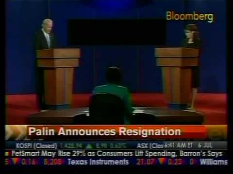Palin Announces Resignation - Bloomberg