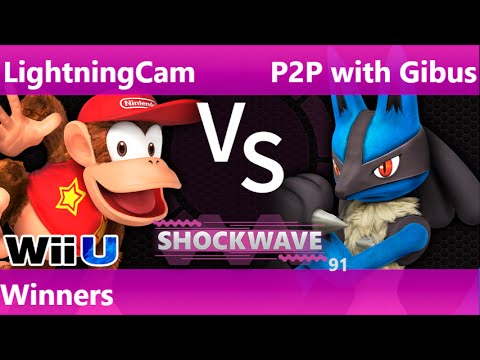 SW Plano 91 - LightningCam (Diddy) vs P2P with Gibus (Lucario) Winners - Smash 4