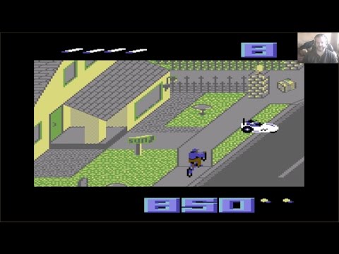 Lukozer Retro Game Review 324 - Paperboy - Commodore 64