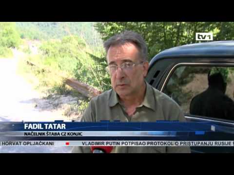 Šire se požari prema granici sa Hrvatskom - Dnevnik TV1 22.07.2012.