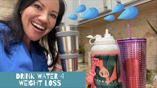 HOW TO DRINK MORE WATER TO LOSE WEIGHT FASTER | Down 58 pounds