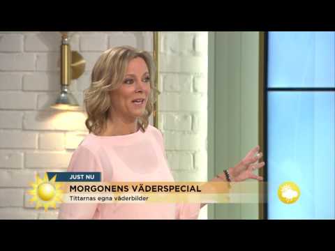 Här blir det varmast och blötast - Nyhetsmorgon (TV4)