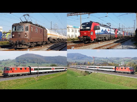 Bahnverkehr in Frick und Pratteln 19.10.2020 (Teil 1)