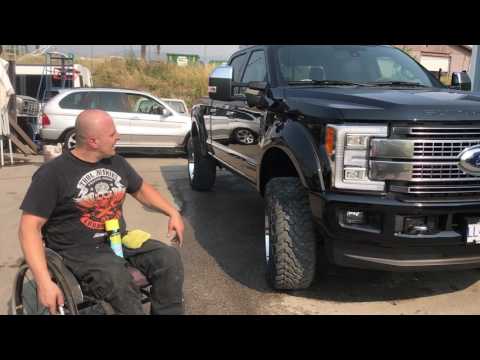 2017 Ford F-350 with 35's 12x20 and flush bushwhacker flares