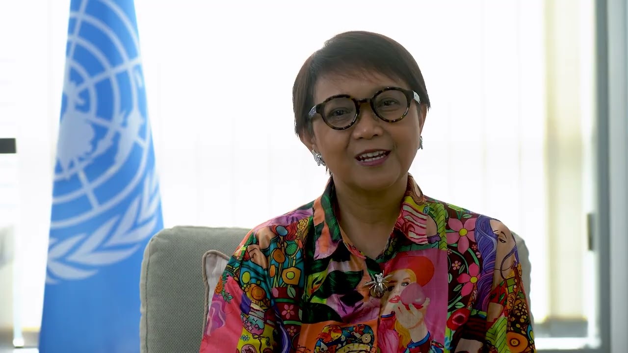 Ms. Retno L. P. Marsudi, Special Envoy at the meeting of the Group of Friends of Water