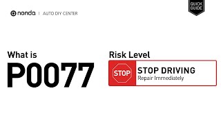 dtc p0077 interpretation