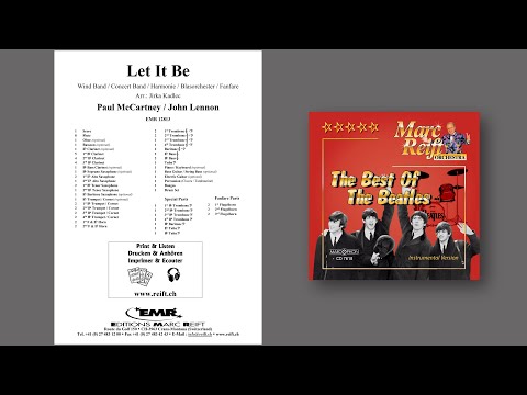 McCartney/Lennon: Let It Be - Editions Marc Reift - for Concert Band