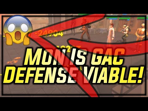 Mon Mothma is GREAT on GAC Defense + Why 3Bacca is (basically) a Rebel Fighter | SWGoH