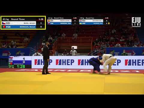 2021 Zagreb 3 K 81 kg Musil Jaromír CZE vs  Rodrigues Manuel POR