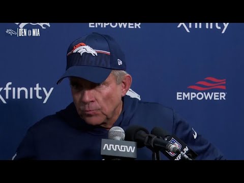 HC Sean Payton speaks following loss to Dolphins