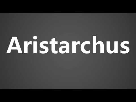 How To Pronounce Aristarchus