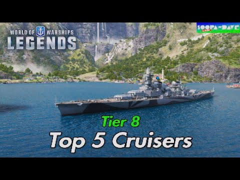 Top 5 Cruisers Tier 8 World Of Warships Legends Guide